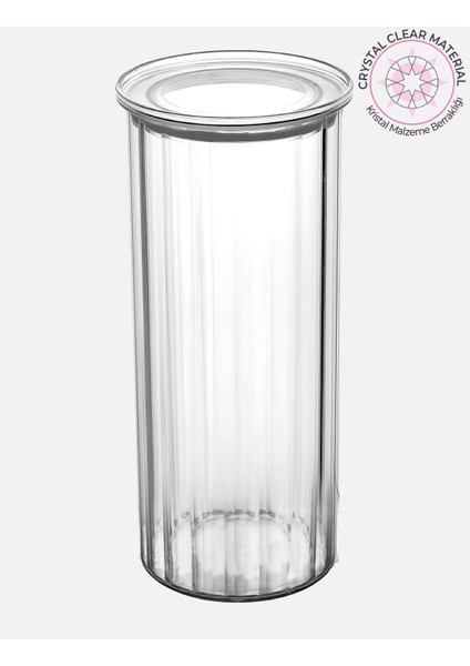 Kristal 3’lü Saklama Kabı Seti (0,5 Lt + 1 Lt + 1,5 Lt) – Kapaklı Şeffaf Saklama Kutuları modelleri