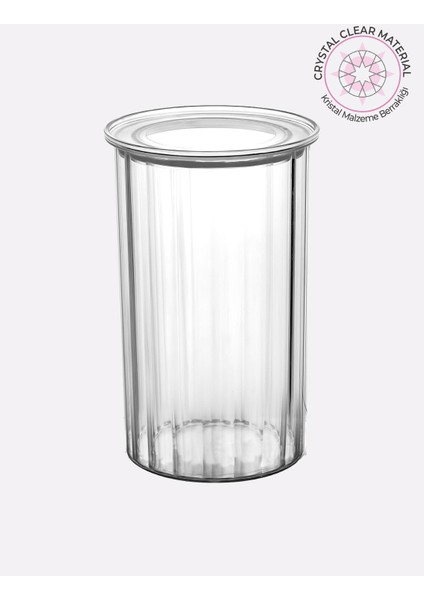 Kristal 3’lü Saklama Kabı Seti (0,5 Lt + 1 Lt + 1,5 Lt) – Kapaklı Şeffaf Saklama Kutuları fırsatları