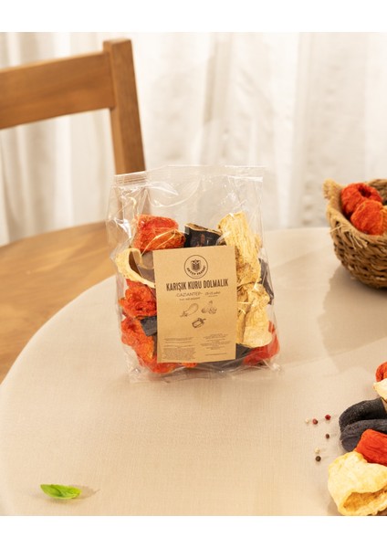 ANTEP PAZARI Karışık Kuru Dolmalık Kabak-Patlıcan-Biber (23-25)