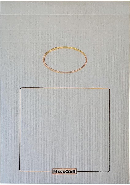 Prestij 17X24 cm Dokulu Karton Kapaklı Bloknot, 150 Yaprak, Düz, Gri