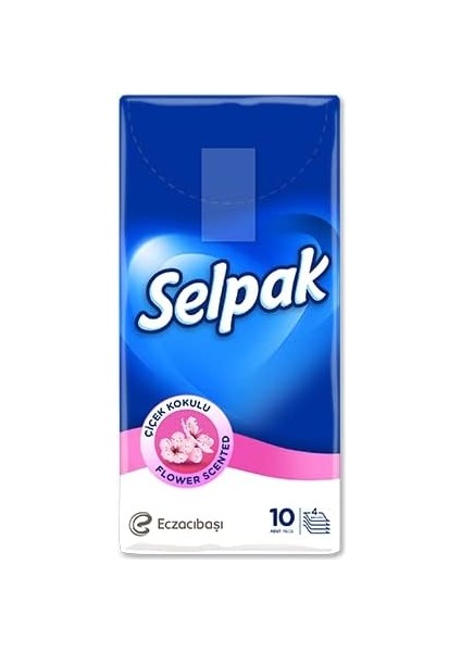 Selpak Bahar Parfümlü Mendil 10&apos;lu Paket