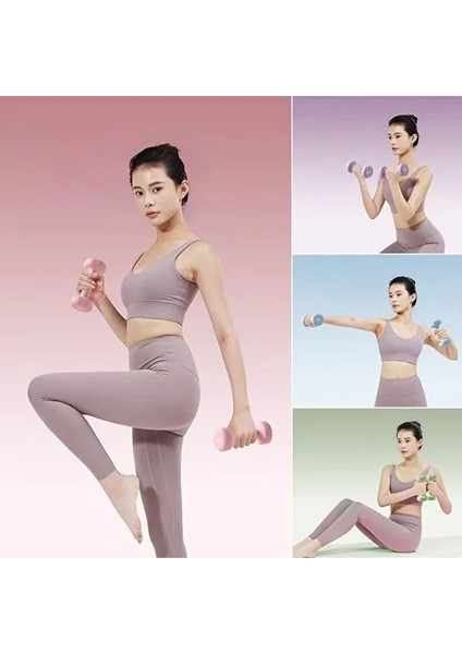 Vinly Neoprene Kaplamalı Döküm Demir Dambıl Estetik Soft Pilates Fitness Ağırlığı 2 Adet x 1 kg modelleri
