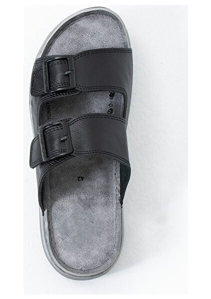 Erkek Ortopedik Dikişli Esnek Rahat Çift Monta Terlik