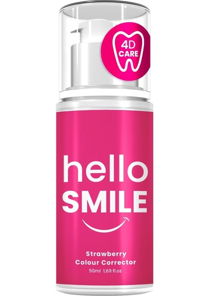 Hello Smile Anında Beyazlatıcı Diş Jeli, Çilek Aromalı, Leke Karşıtı & Plak Önleyici, Ferahlatıcı Günlük Ağız Bakımı, 50 ml modelleri