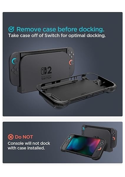 Nintendo Switch 2 Kılıf Rugged Armor Matte Black - ACS09075 modelleri