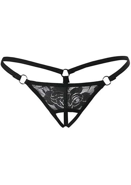 Dantelli Özel Bölgesi Açık G-String