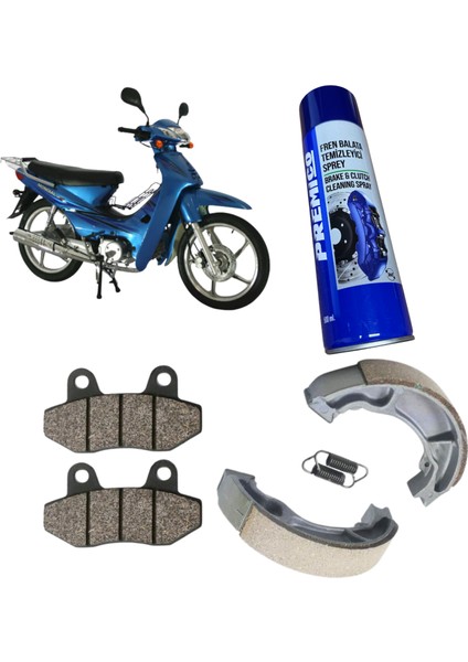 Mondial Kh 100 Ön Arka Fren Balatası Balata Sprey Hediye