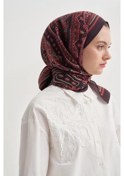 Sienna Bordo Nilla Pamuklu Şal fiyatları