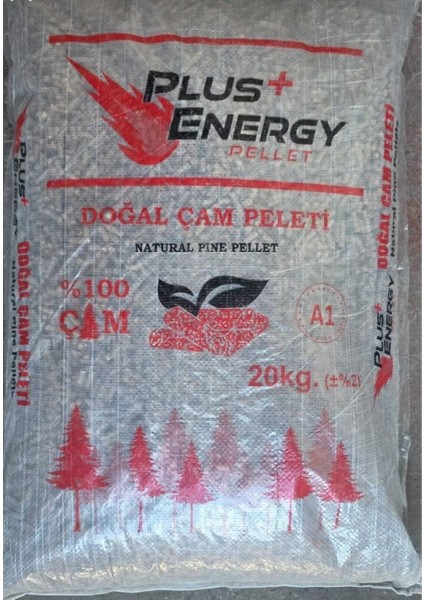 Çam Peleti ( 25 kg )Yüksek Yanma Enerjisine Sahip 6 mm Şeffaf Poşet A1 Kalite %100 Çam Dumansız Yakıt modelleri
