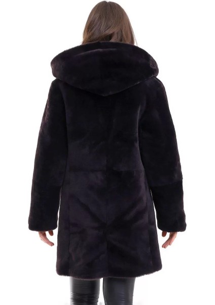 Kadın Reks Kapüşonlu - Kahverengi modelleri