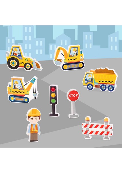 Renkli Manyetik Bloklar Fayans Yapı Taşları Mühendislik Serisi Eğitici Oyuncak 47 Parça fırsatları