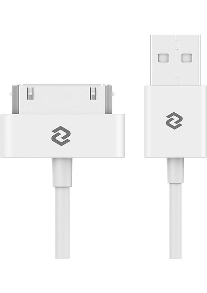 USB Kablo Uyumlu iPhone 4 4s iPhone 3g 3gs iPad 1 2 3 Ipod, 1 M, Beyaz