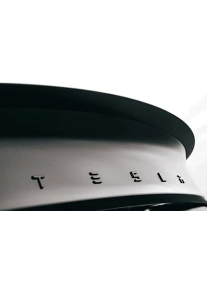 Tesla Model Y ile Uyumlu Bagaj Yazısı (Tesla) Siyah modelleri