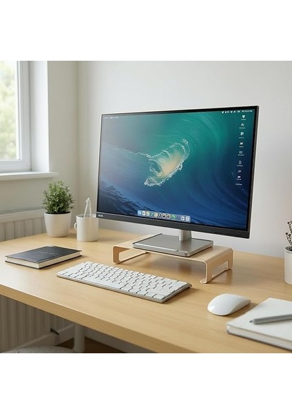 Riser Masaüstü Monitör Standı - Monitör Yükseltici (Gold, Medium) modelleri