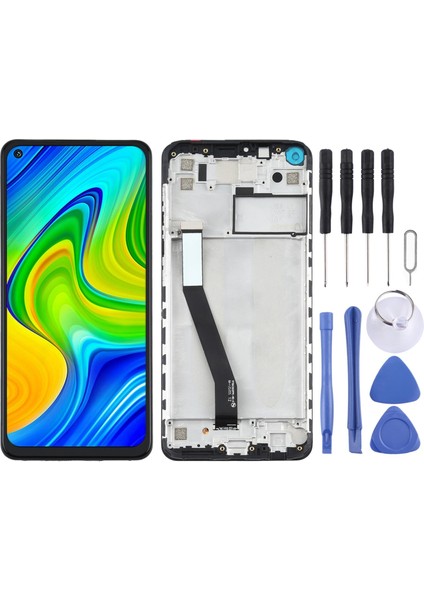 Xiaomi Redmi Note 9 Uyumlu LCD Ekran Dokunmatik Full Çıtalı M2003J15SC
