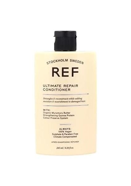 Reference Of Sweden Ref Stockholm-Ref Ultımate Repaır Condıtıoner 245 ml Hasarlı Saçlar Için Onarıcı,besleyici ve Güçlendirici Bakım Kremi