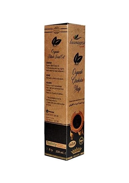 Harmanyeri Organik Çörekotu Yağı (250 Ml) modelleri