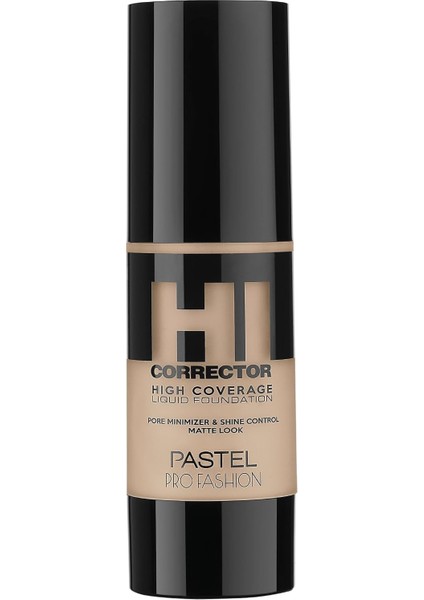 Pastel Profashion Hi Corrector High Coverage Liquid Foundation Likit Kapatıcı Fondöten 402 (30 Ml)