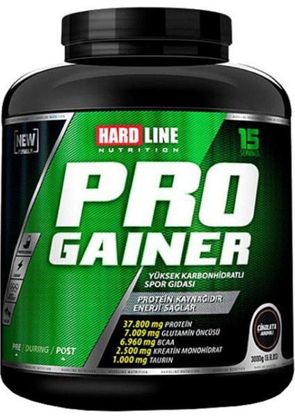 Hardline Pro Gainer Karbonhidrat Tozu - Çikolata - 3Kg-5Kg fiyatları