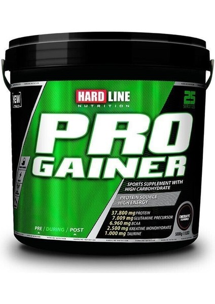 Hardline Pro Gainer Karbonhidrat Tozu - Çikolata - 3Kg-5Kg modelleri
