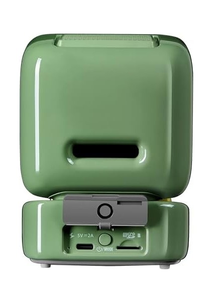 Ditoo-Mic Karaoke Mikrofonlu Uyarlanabilir Piksel Ekranlı Bluetooth Hoparlör-Hediye Kutulu (Yeşil) modelleri