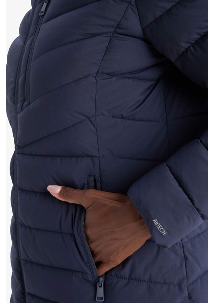 Fit Su İtici Regular Fit Kapüşonlu Şişme Parka Mont C6035AX25WN indirimleri