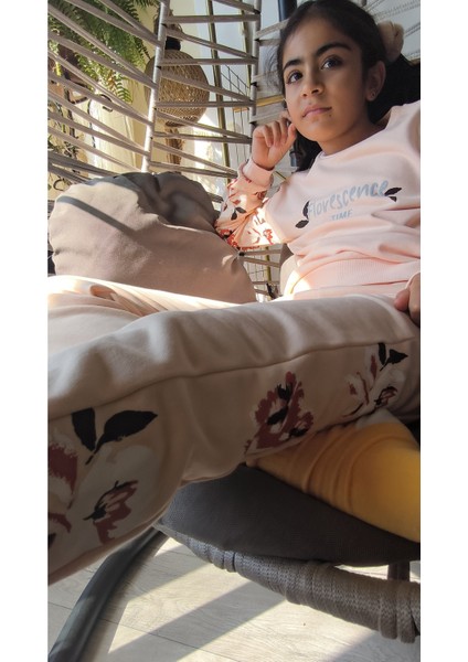 Kız Çocuk Alt Üst Takım Uzun Kollu Eşofman Rahat Şık Modern Tasarım fırsatları