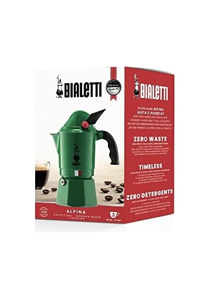 2762 (Dağ Korpları) Espresso Pişirici,, Yeşil modelleri