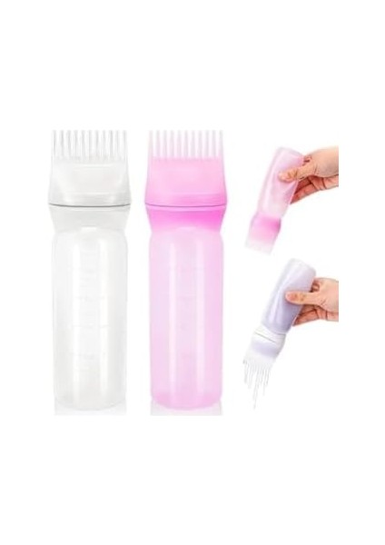 Tafce Taraklı Saç Boyama ve Bakım Yağı Uygulama Şişesi 1 Adet