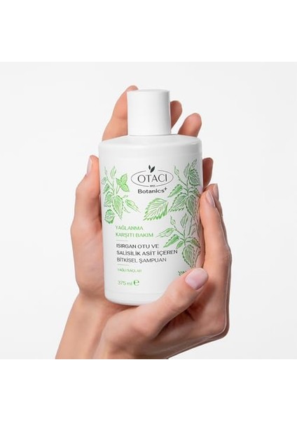 Otacı Botanics Yağlanma Karşıtı Bakım - Isırgan Otu ve Salisilik Asit Içeren Bitkisel Şampuan modelleri