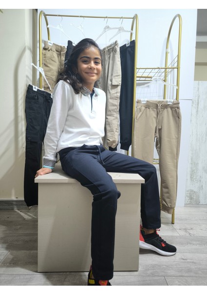 Çocuk Kanvas Okul Pantolonu Siyah Lacivert Bej fiyatları