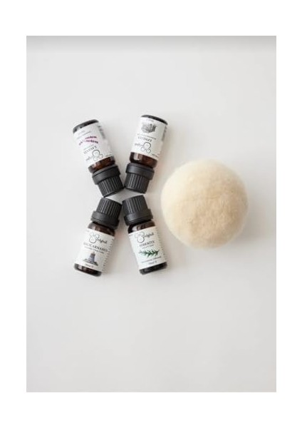 Organik Uçucu Yağ Seti: Lavanta, Biberiye, Lavanta/portakal/sedir, Biberiye/portakal/sedir, 10 ml