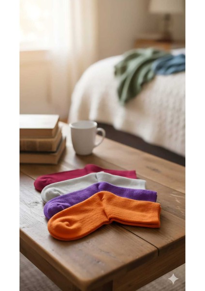 Havlu Yün Çorap 4'lü Paket