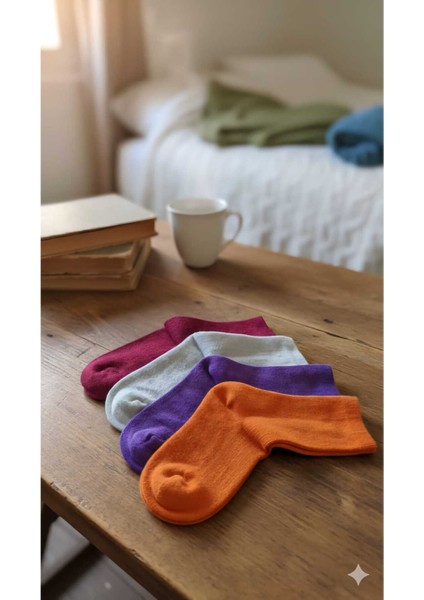 Havlu Yün Çorap 4'lü Paket modelleri