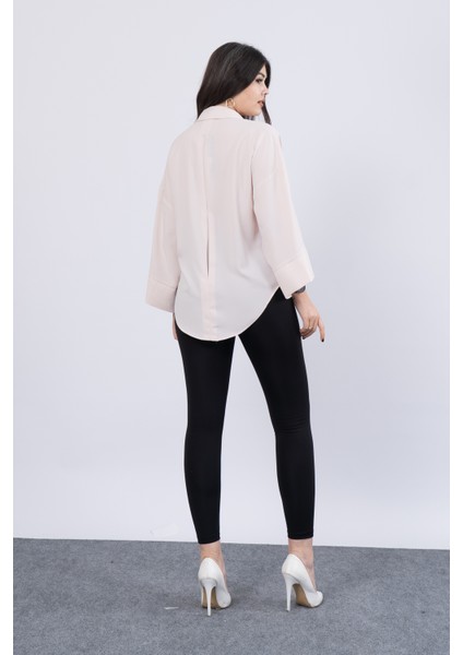 Yarasa Kol Arka Dikiş Pileli Gömlek 7992 indirimleri