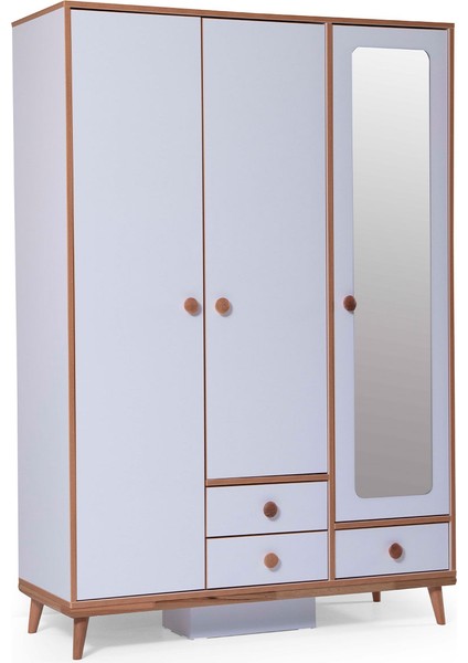 Fonte 3 Kapaklı 3 Çekmeceli Aynalı Gardırop fiyatları