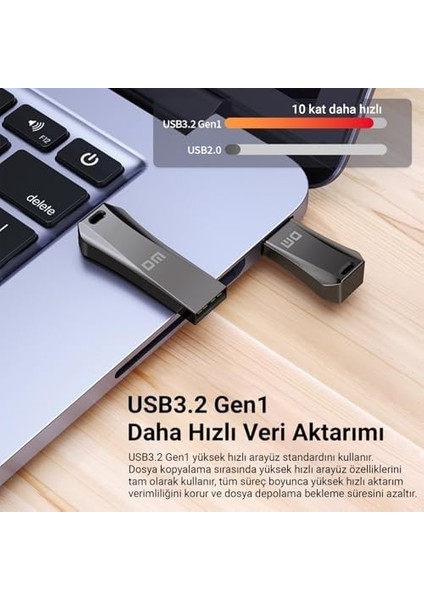 Dm PD236 Metal USB 3.2 Gen 1 128GB USB Bellek modelleri