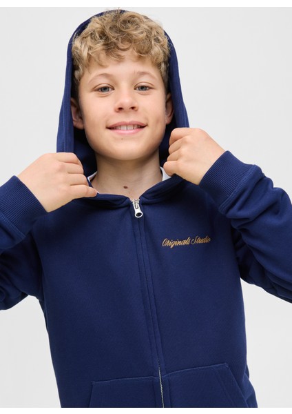 Nakışlı Erkek Çocuk Mavi Sweatshırt 12284068 modelleri