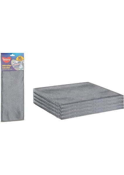 1 Adet Micro Mikrofiber Cam Bezi | 35X40CM Iz Bırakmayan Parlak Temizlik Bezi (VRP-323)