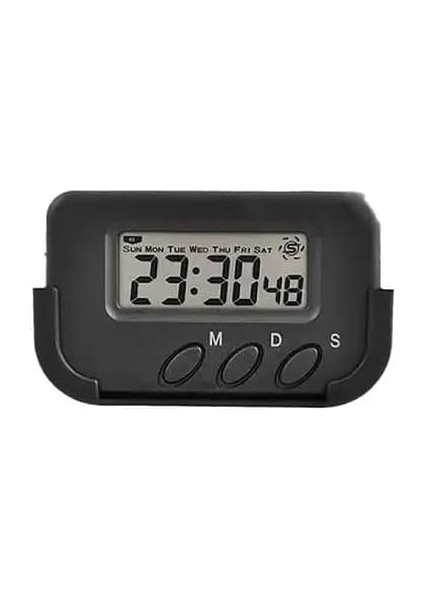 Home Dijital Küçük Masa ve Araç Saati, Alarm ve Kronometre Özellikli, Pomodoro Ders Çalışma Saati, Sporcular ve Zamanla Yarışanlar Için Ideal (1) indirimleri