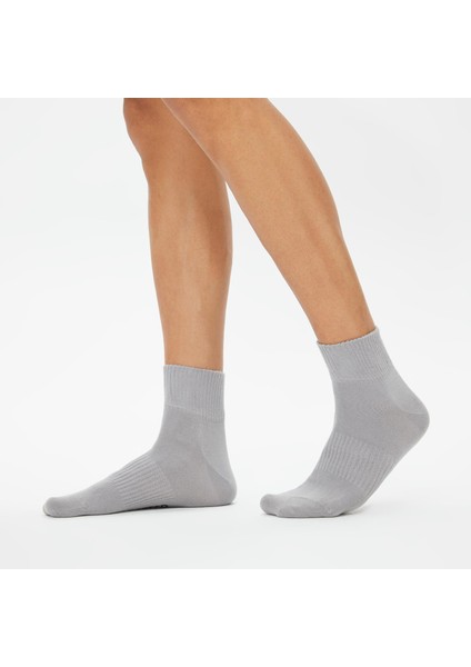 Unıted4 Core Unisex Gri 3'lü Çorap modelleri