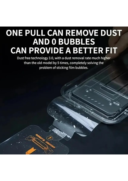 Iphone 16 Pro Max Hayalet Kendinden Aparatlı Cam Kolay Takma 360 Tam Kaplama Ekstra Darbe Koruyucu modelleri