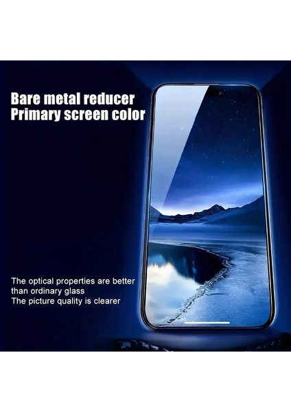 Iphone 16 Pro Max Hayalet Kendinden Aparatlı Cam Kolay Takma 360 Tam Kaplama Ekstra Darbe Koruyucu