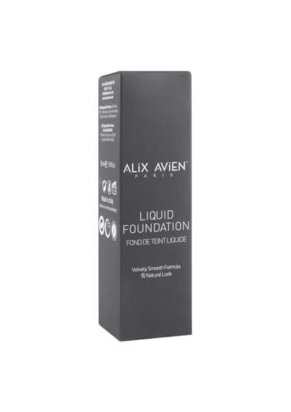 Alıx Avıen Liquid Foundation 308 Beige-Likit Fondöten Ten Makyajı-Doğal Parlak Etki Kremsi Yapı-Spf 35 fiyatları