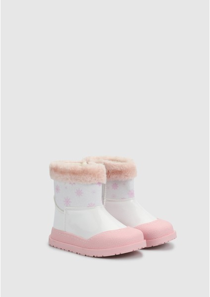 Beyaz-Pudra Kız Çocuk Bot fiyatları