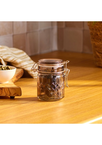 Storica Kilit Kapaklı Cam Kavanoz 130 ml