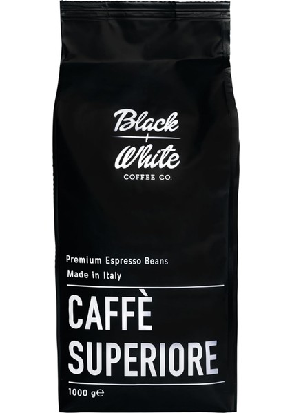 Black And White Coffee Co. Superiore Çekirdek Kahve, 1 kg