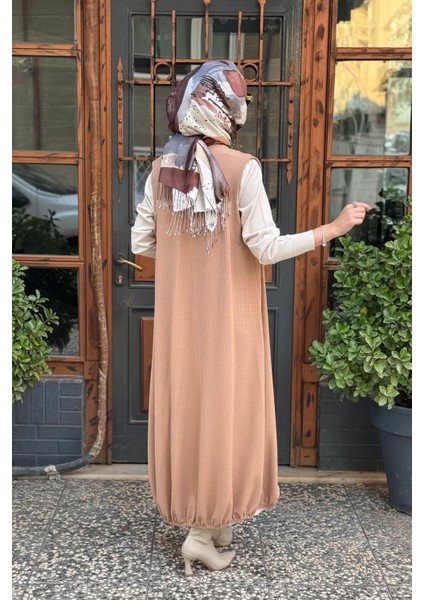 Nurcan Çetin Yelek 24237 Bej fırsatları