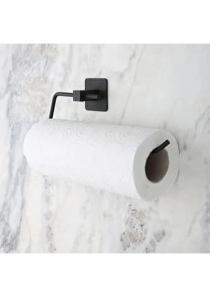 Kendiliğinden Yapışkanlı Siyah Paslanmaz Metal Rulo Havluluk Aparat indirimleri