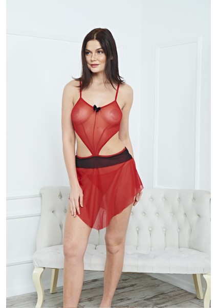 Kadın Şık Fantezi Elbise Gecelik Harness - Meleners fiyatları